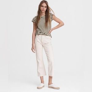 Rag & Bone Maya high rise crop flare